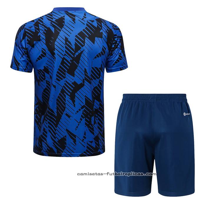 Chandal del Argentina Manga Corta 2022 Azul - Pantalon Corto